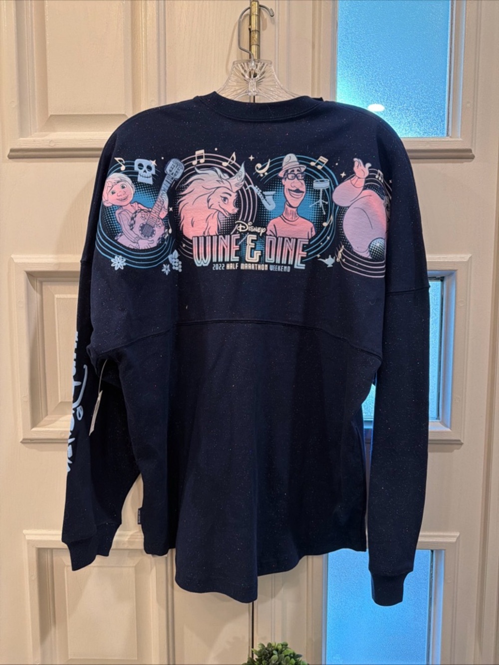 Disney Wine & Dine Spirit Jersey Long Sleeve Tee Aladdin, Coco Miguel, Soul